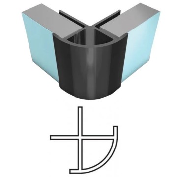 2450mm Bright Polish External Corner